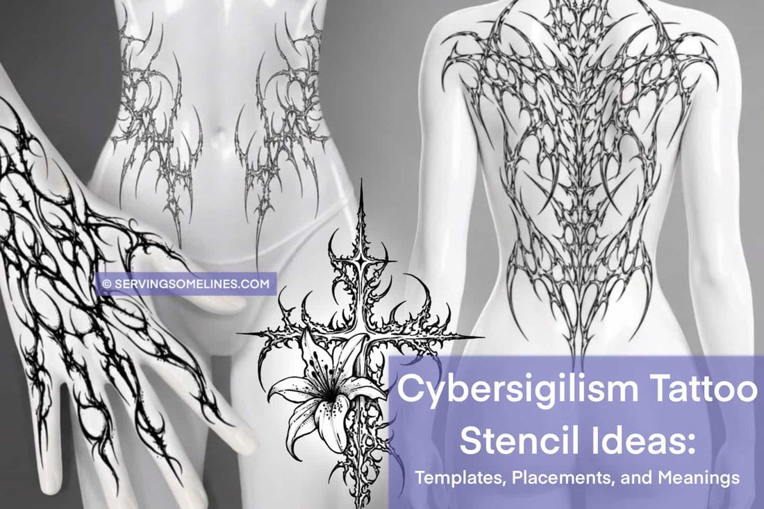 Cybersigilism Tattoo Stencil Ideas: Templates, Placements, and Meanings