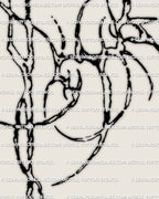 closeup of cyber tribal tattoo showing engineered curves, biomech edges, and sharp masculine detailing for spine and shoulder ideas