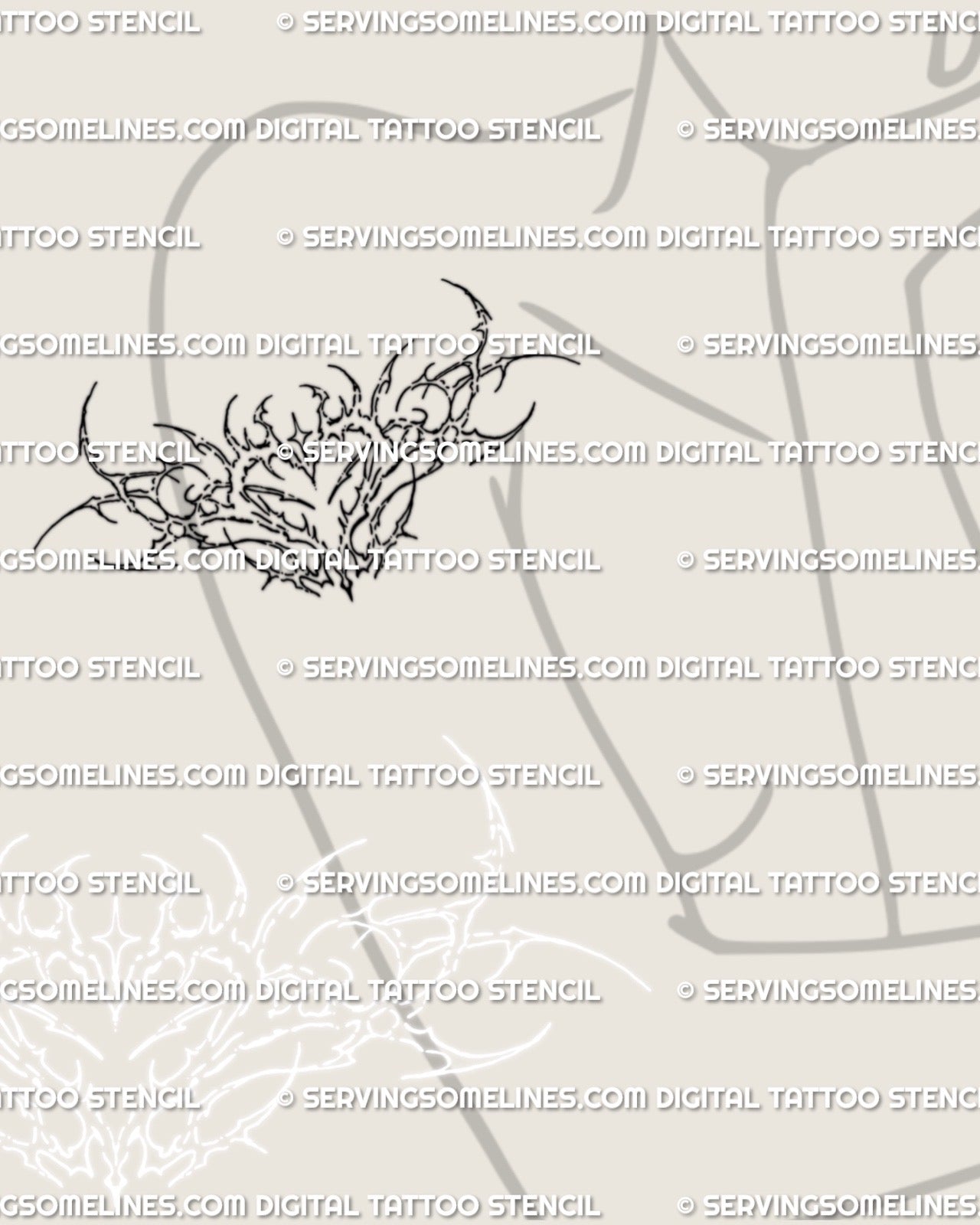 womens upper arm tattoo mockup showing small cybersigil heart design with modern ornamental curves, minimalist feminine symbol on shoulder area