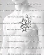 Cybersigilism stars tattoo shown on men’s side chest placement, with tight three-star cluster and clean stencil detail 
