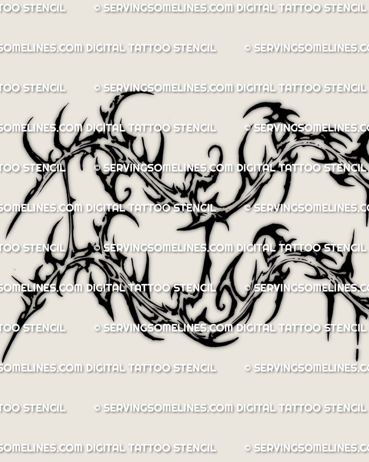 Aquarius glyph tattoo stencil in cyber sigilism style, cybersigilism zodiac symbol design download
