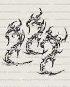 Cybersigilism 222 tattoo stencil download, clean angel number 222 design file for printing, main design preview