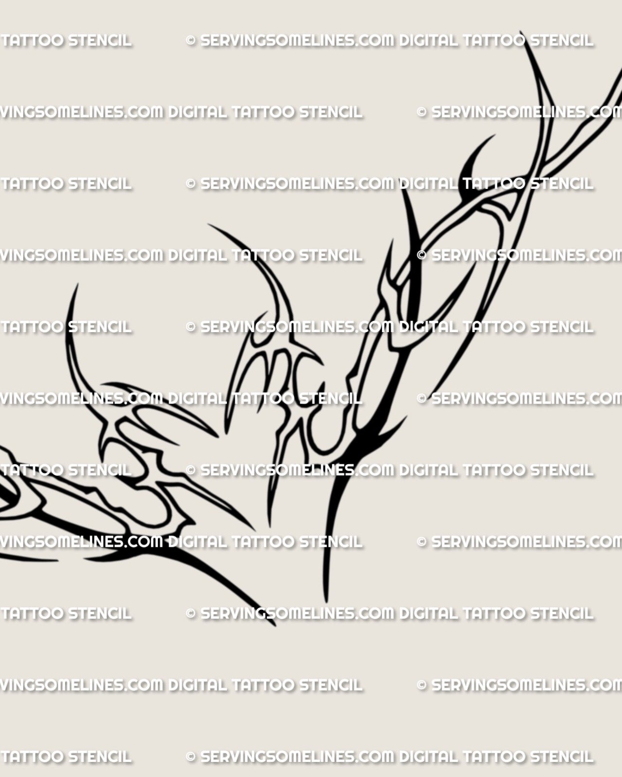 Close-up of fine line heart tramp stamp tattoo, neotribal cyber-sigil design showing clean symmetry and sharp ornamental outline.