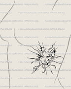 Side ribs ornamental celestial sun and moon tattoo, fine-line gothic cybersigilism style with spiky solar rays and balanced tribal arcs.